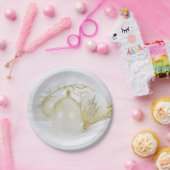 Glitter-sierplanten Papieren Bordje (Feest)