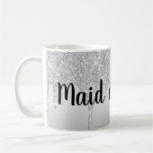 Glitter Silver Maid of Honor neerhalen Koffiemok (Links)