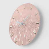 Glitter Skinny Roos Silver Grey Metallic Lux Grote Klok (Hoek)