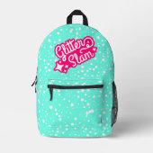 Glitter Slam Bedrukte Rugzak (Voorkant)