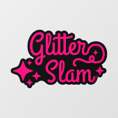 Glitter Slam Raamsticker (Vel)