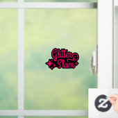 Glitter Slam Raamsticker (Huis)