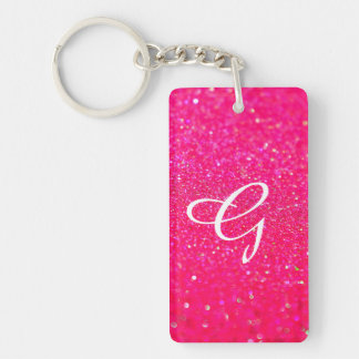 Glitter Sleutelhanger Roze