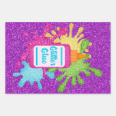 Glitter Slime Kleurrijke Verjaardag Wrapping Papie Inpakpapier Vel (Voorkant 3)
