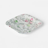 Glitter Slime Paper Plates White Papieren Bordje (Gebogen)