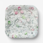 Glitter Slime Paper Plates White Papieren Bordje (Voorkant)
