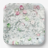 Glitter Slime Paper Plates White Papieren Bordje (Voorkant)
