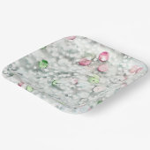 Glitter Slime Papieren Borden Wit Bordje (Gebogen)