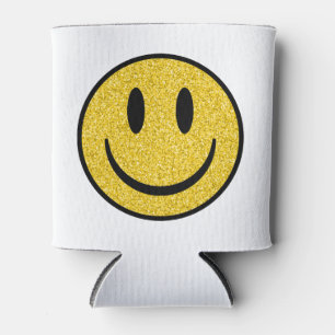 Glitter Smile Face Blikjeskoeler