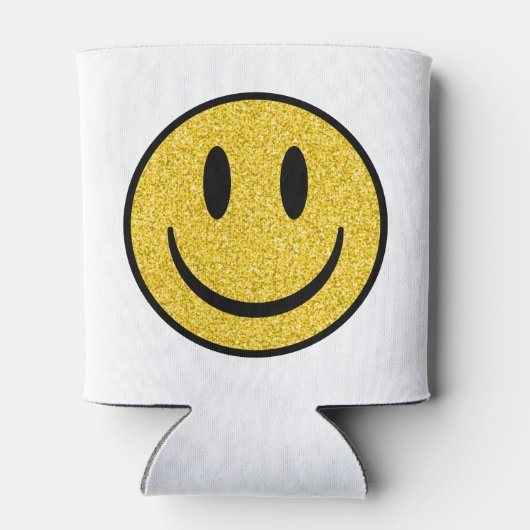 Glitter Smile Face Blikjeskoeler (Achterkant)