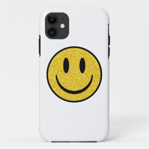 Glitter Smile Face Case-Mate iPhone Case