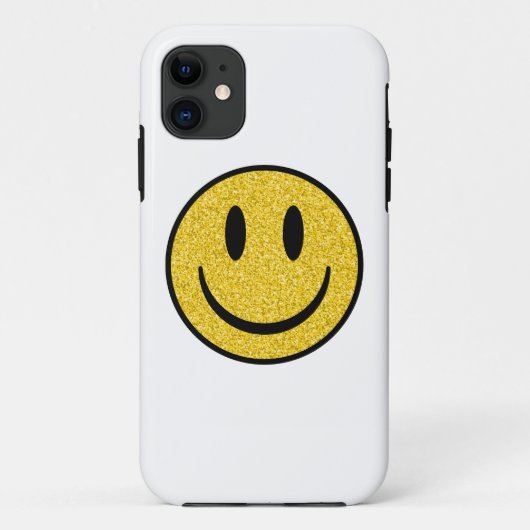 Glitter Smile Face Case-Mate iPhone Case (Achterkant)