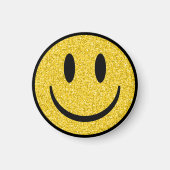Glitter Smile Face Magneet (Voorkant)