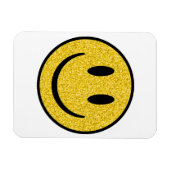 Glitter Smile Face Magneet (Horizontaal)