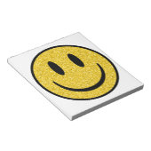 Glitter Smile Face Notitieblok (Schuin)