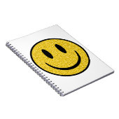Glitter Smile Face Notitieboek (Rechterzijde)
