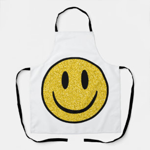 Glitter Smile Face Schort