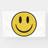Glitter Smile Face Spandoek (Horizontaal)