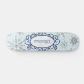 Glitter Sneeuwvlokken Comp Skateboard (Horizontaal)