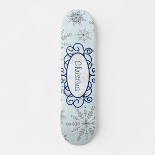 Glitter Sneeuwvlokken Comp Skateboard