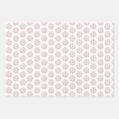 Glitter sneeuwvlokpatroon kerstvakantie inpakpapier vel (Voorkant 2)