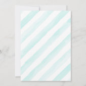 Glitter-snoep partijuitnodiging kaart (Achterkant)