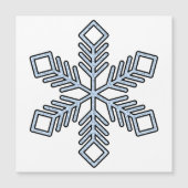 Glitter Snowflake - Baby Blue Branches (Voorkant)