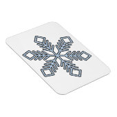 Glitter Snowflake - Baby Blue Branches Magneet (Rechterzijde)