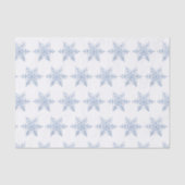 Glitter Snowflake Pattern Tissuepapier (Voorkant)