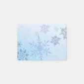 Glitter Snowflake Snowy Mountain Winter Post-it® Notes (Voorkant)