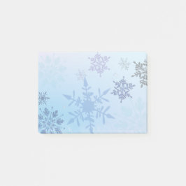 Glitter Snowflake Snowy Mountain Winter Post-it® Notes