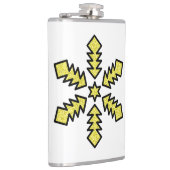 Glitter Snowflake - Yellow Star Heupfles (Rechts)