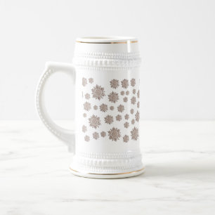 Glitter Snowflakes Bierpul