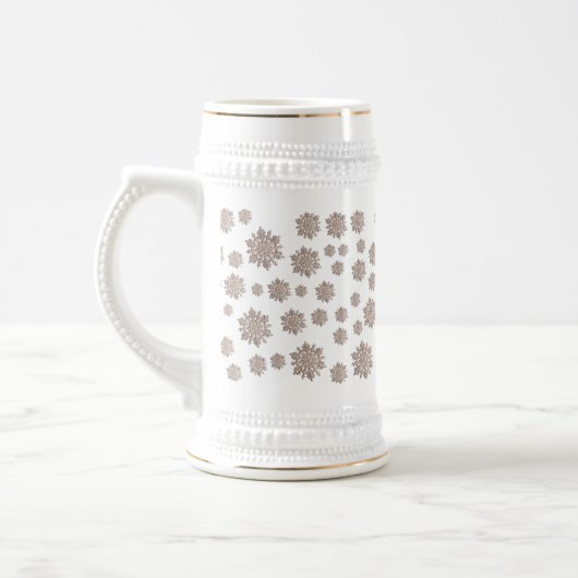 Glitter Snowflakes Bierpul (Links)