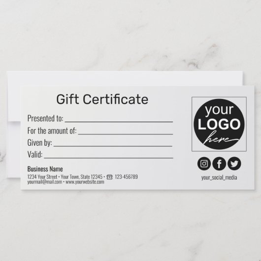 Glitter Snowflakes Gold Cadebox Zwarte Cadeaukaart (Achterkant)