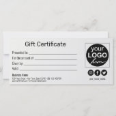 Glitter Snowflakes Gold Gift Bow Blue Cadeaukaart (Achterkant)