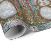 Glitter Snowman Kerstmis Cadeaupapier (Rol Hoek)