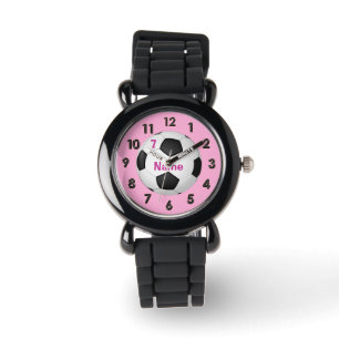 Glitter Soccer Watch voor meisjes Horloge