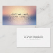 Glitter Sparkle Blend Achtergrond Visitekaartje (Voorkant / Achterkant)