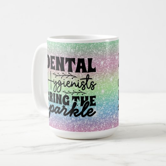 Glitter Sparkle Bling Koffiemok (Voorkant links)