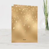 Glitter Sparkle Bold Fabulous voor haar verjaardag Kaart (Achterkant)