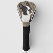 Glitter Sparkle Boston Terrier Dog Cute Golfheadcover (Voorkant)