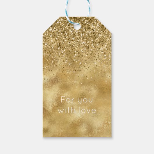 Glitter Sparkle Cadeaulabel (Voorkant)