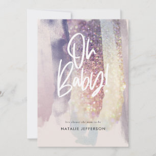 glitter sparkle classter op baby shower feest