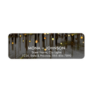 Glitter Sparkle Confetti Stippen Moderne Retourlab Etiket
