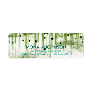Glitter Sparkle Confetti Stippen Moderne Retourlab Etiket