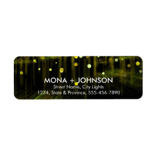 Glitter Sparkle Confetti Stippen Moderne Retourlab Etiket