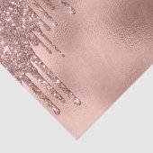 Glitter Sparkle Drijft Roos Gold folie Tissuepapier (Detail)