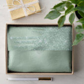 Glitter Sparkle Drips Mint Green folie Tissuepapier (Geschenk)