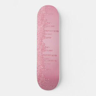 Glitter Sparkle Drives, een roze bruinkoolbrij Persoonlijk Skateboard